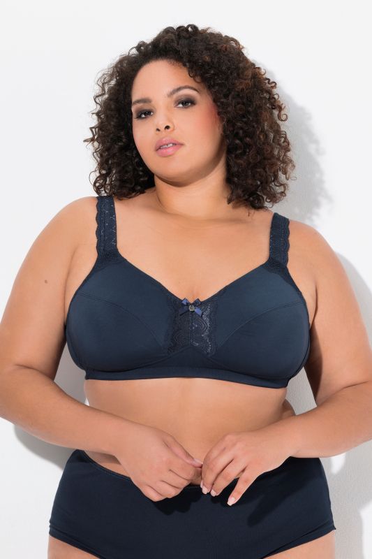 Soutien-gorge souple sans armatures avec détail en dentelle - bonnet C-E