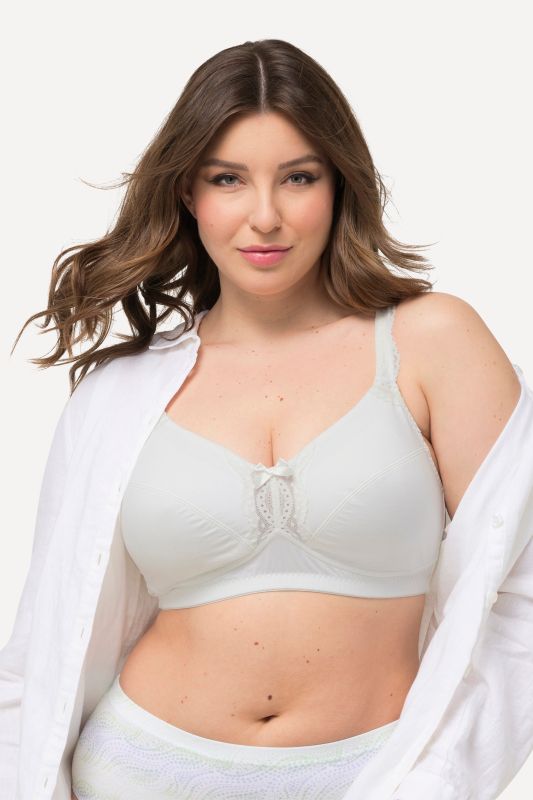 Soutien-gorge souple sans armatures avec détail en dentelle - bonnet C-E