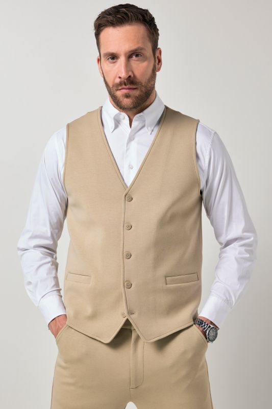 Gilet en jersey JP 1880 avec finition FLEXNAMIC®, collection Business, combinable avec d’autres pièces de la gamme NEW YORK - jusqu'au 8 XL