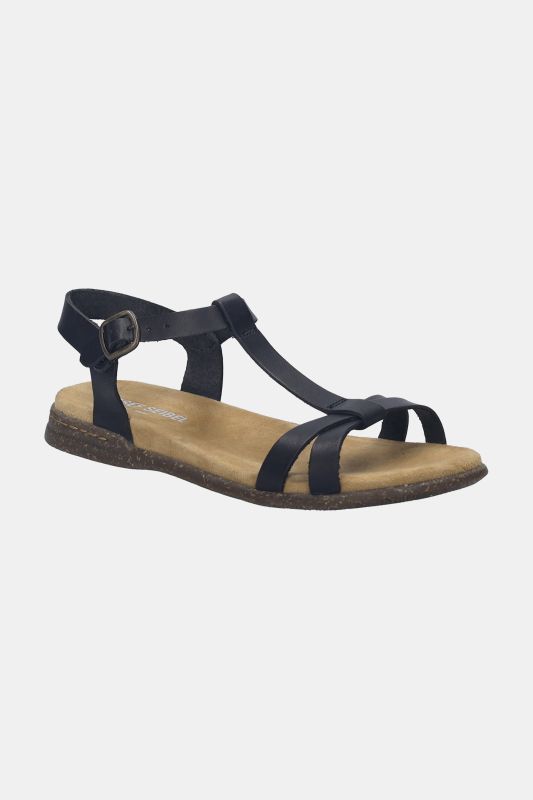 Sandales en cuir Josef Seibel, largeur confort