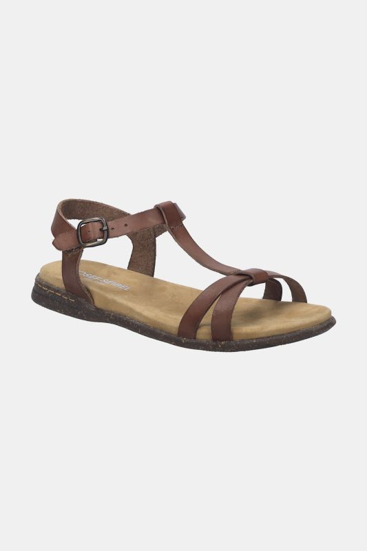 Sandales en cuir Josef Seibel, largeur confort