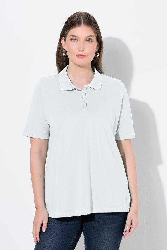 Polo patte de boutonnage plus longus, manches courtes et col polo