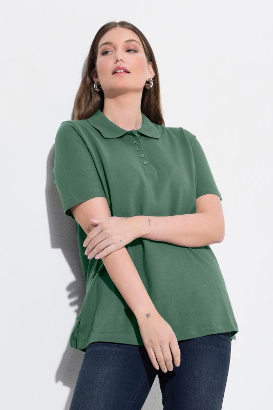 Polo patte de boutonnage plus longus, manches courtes et col polo