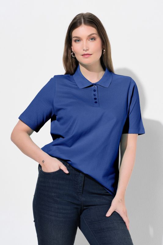 Polo patte de boutonnage plus longus, manches courtes et col polo