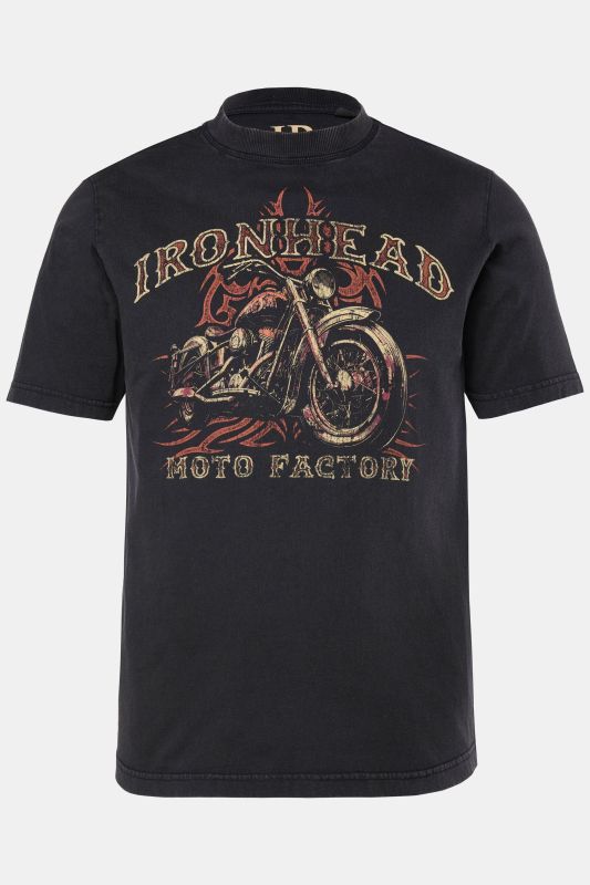 T-shirt JP 1880, manches courtes et imprimé poitrine, style vintage – jusqu'au 8 XL