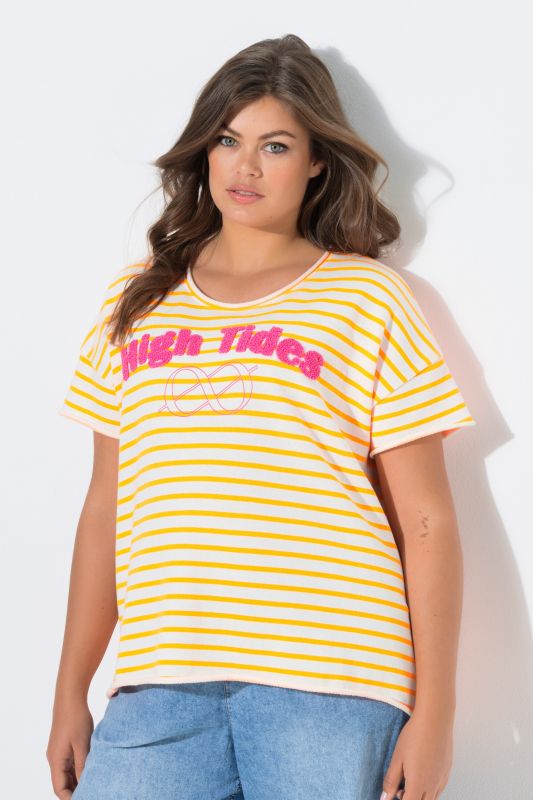 T-shirt oversize, manches courtes