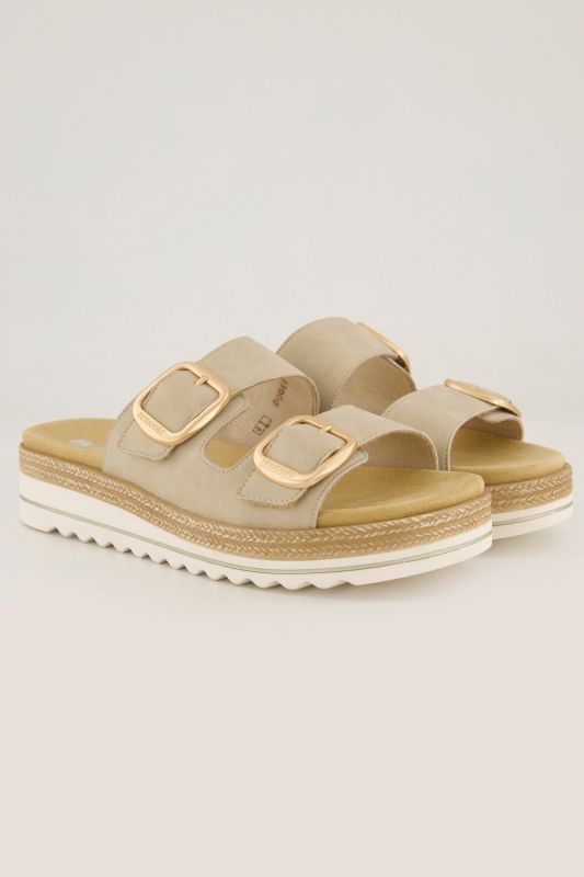 Mules Remonte Lite & Soft, en cuir - largeur F 1/2