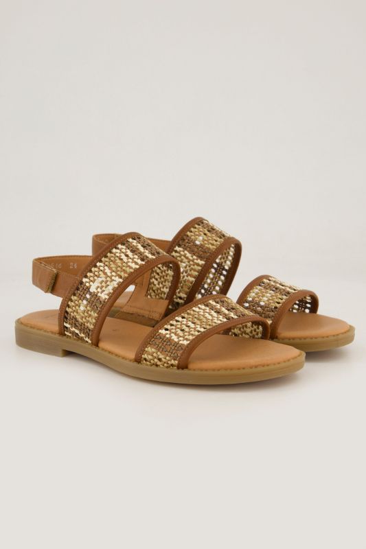 Sandales véganes Remonte, fermeture à scratch - largeur F 1/2