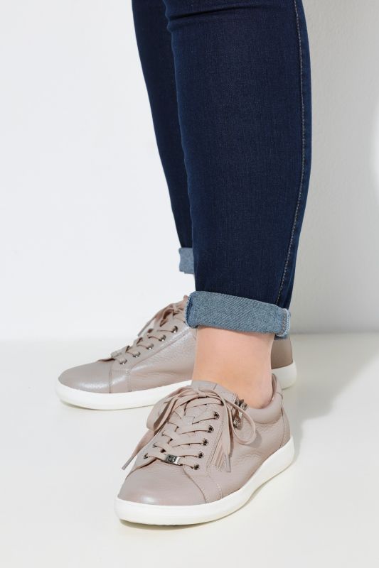 Sneakers en daim Caprice, mousse à mémoire de forme - largeur H