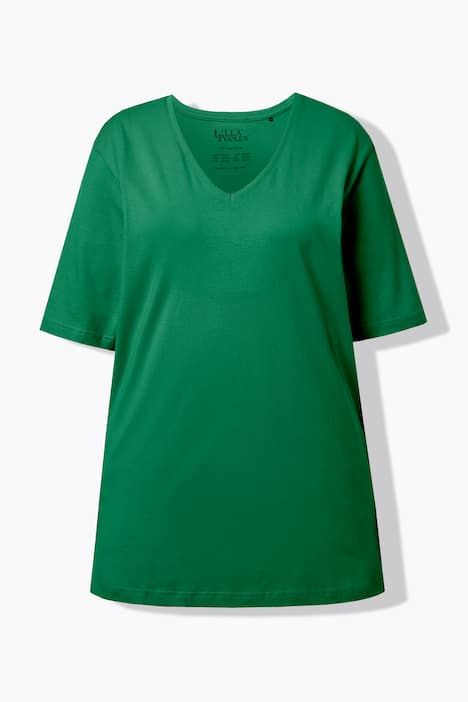 T-shirt coupe Relaxed Fit, décolleté en V et manches courtes