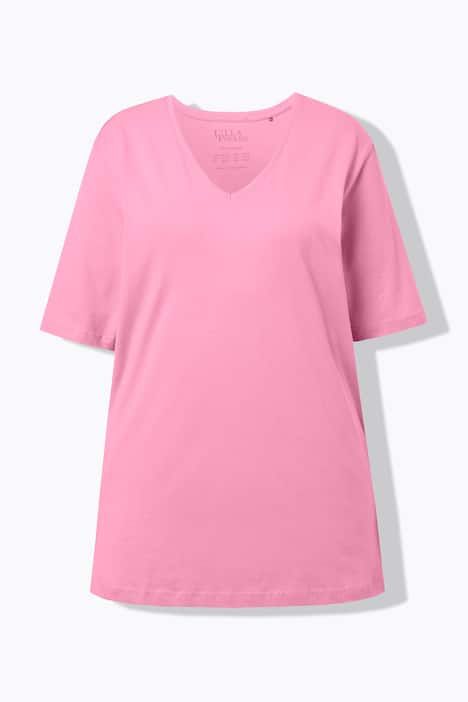 T-shirt coupe Relaxed Fit, décolleté en V et manches courtes