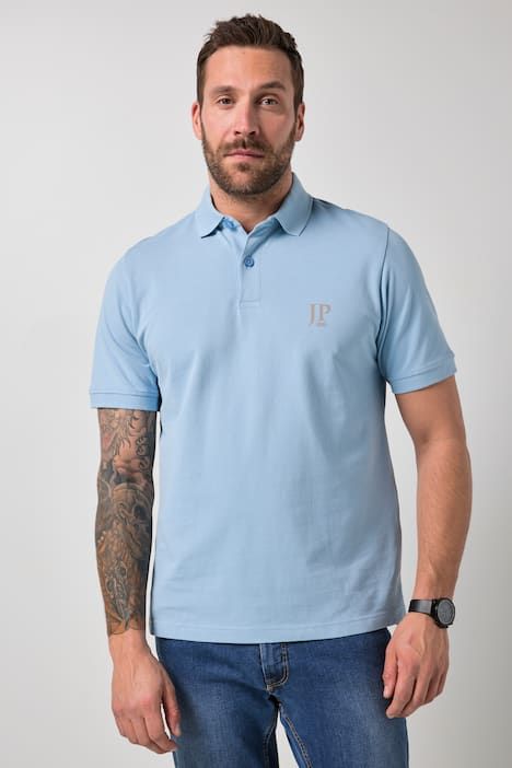 Lot de 2 polos, collection Basic - coton piqué, peigné