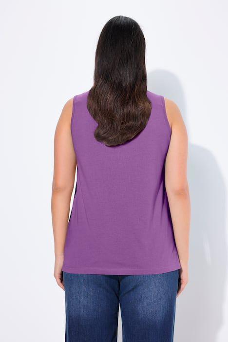 Débardeur coupe Classic Fit, bretelles larges et décolleté en V