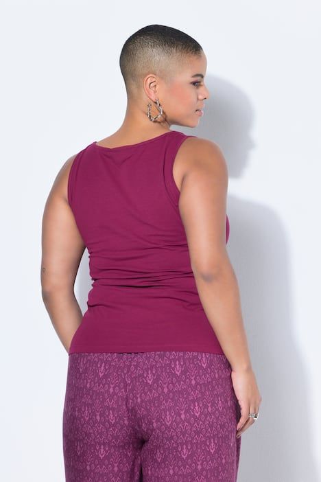 Top Basic, encolure large, jersey stretch