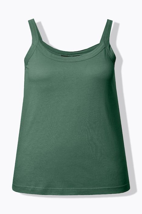 Débardeur à fines bretelles et décolleté rond, en modal mélangé