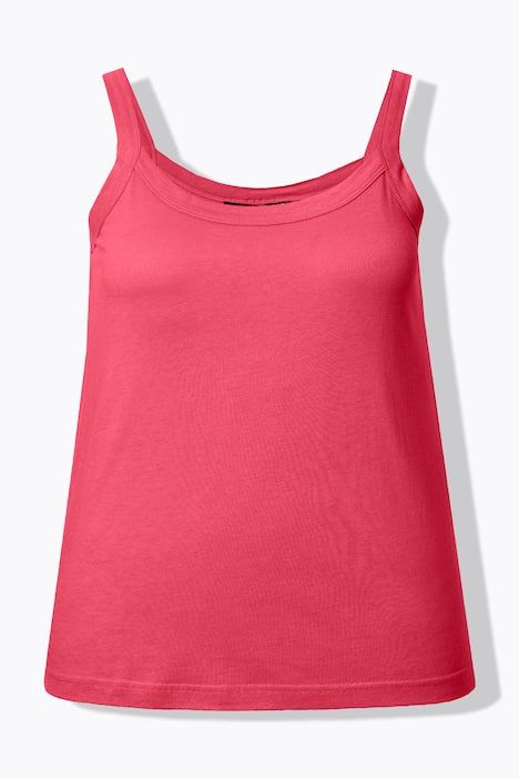 Débardeur à fines bretelles et décolleté rond, en modal mélangé
