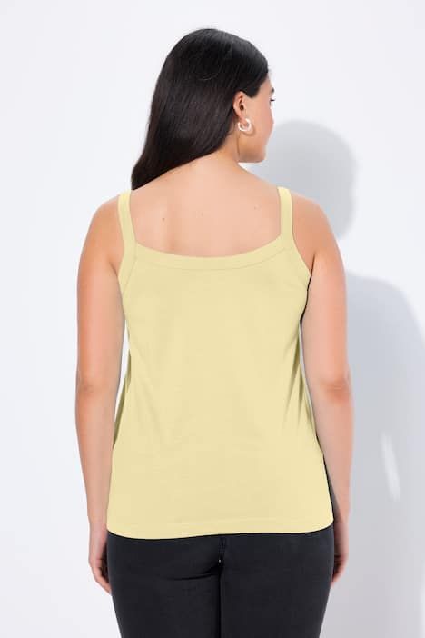 Débardeur à fines bretelles et décolleté rond, en modal mélangé