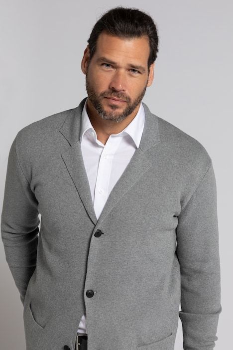 Veston en maille  Milano, avec technologie FLEXNAMIC® et col à revers -jusqu'au 8 XL