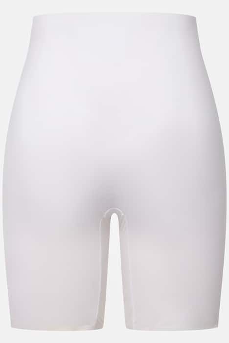 Bermuda gainant à coupe longue et bord plats, matière extensible confortable