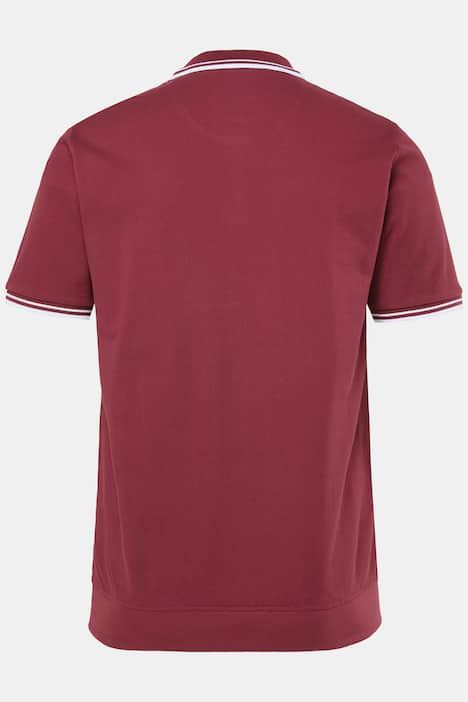 Polo ventre confort à manches courtes, maille piquée - jusqu'au 8 XL