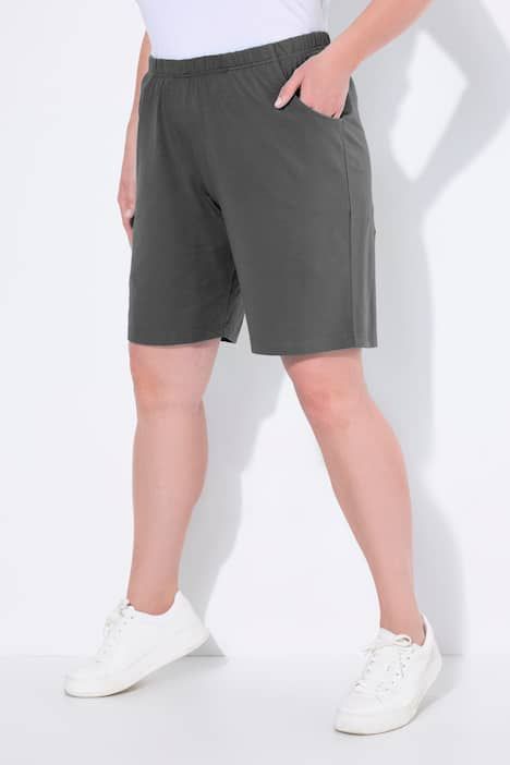 Short en jersey. Taille élastique et poches
