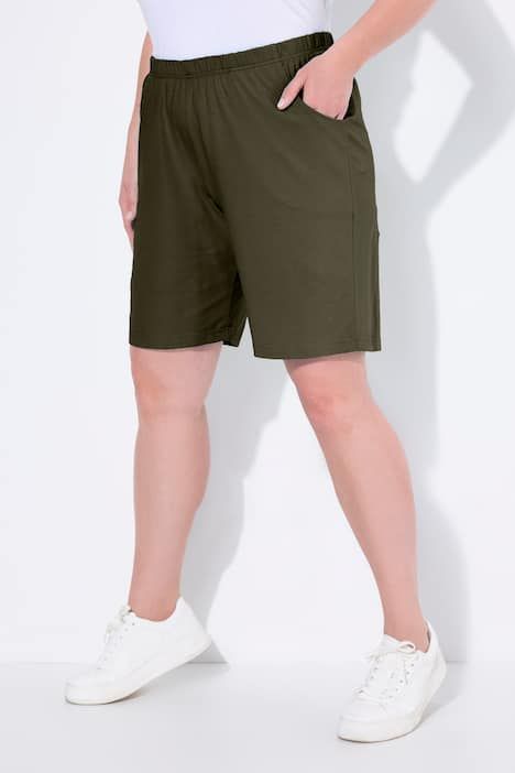 Short en jersey. Taille élastique et poches