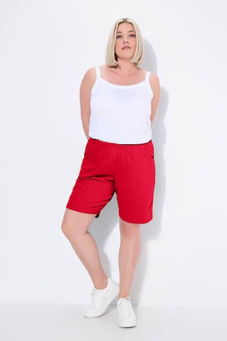 Short en jersey. Taille élastique et poches