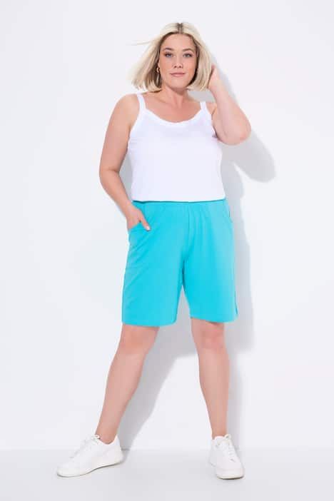 Short en jersey. Taille élastique et poches