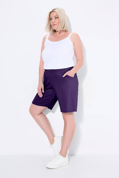 Short en jersey. Taille élastique et poches