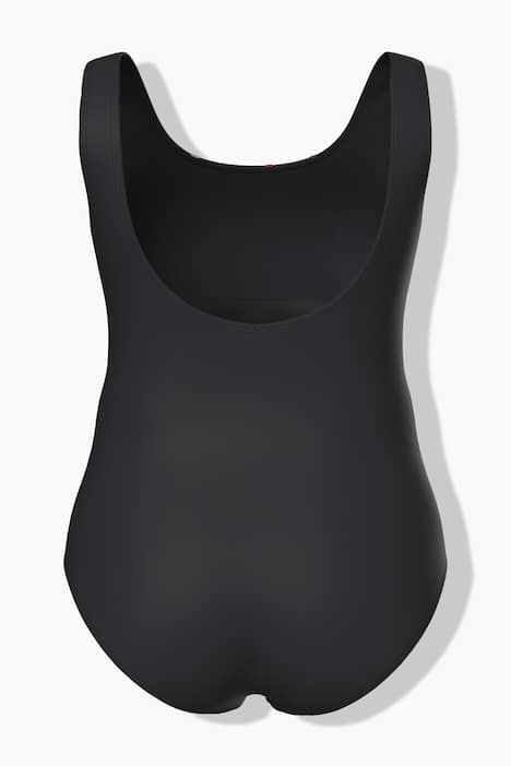 Maillot de bain, rayures, sans bonnets souples, bande sous la poitrine