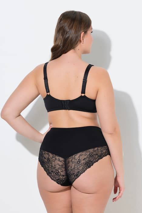 Soutien-gorge à armatures, liserés en dentelle - bonnet C-D