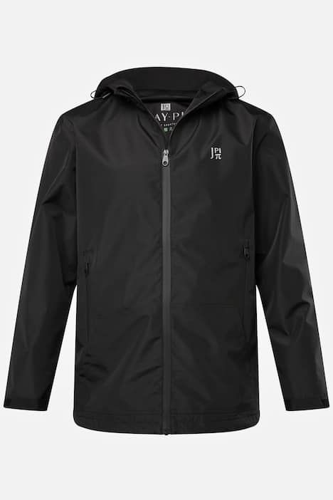 Veste de pluie JAY-PI, collection Outdoor. Capuche et fermeture zippée imperméable. Matière technique.