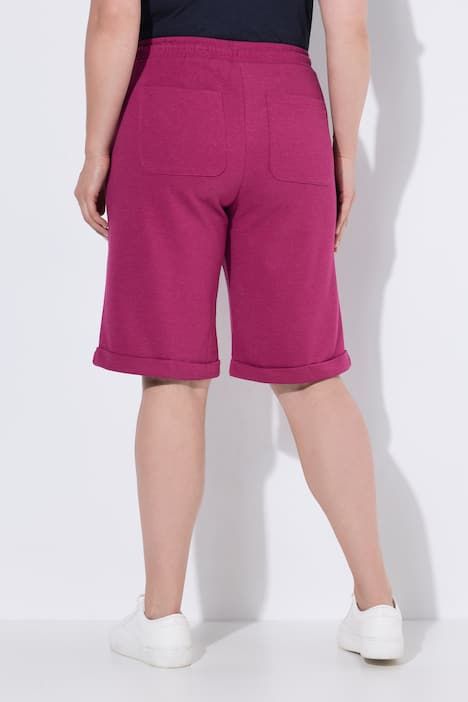 Short Mary en molleton. Taille élastique. Jambe droite et large