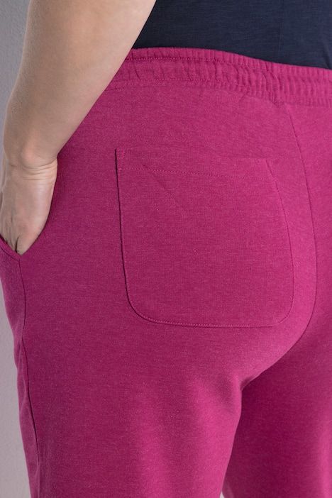 Short Mary en molleton. Taille élastique. Jambe droite et large