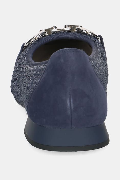 Ballerines Caprice, aspect tressé, barrette fantaisie, largeur G