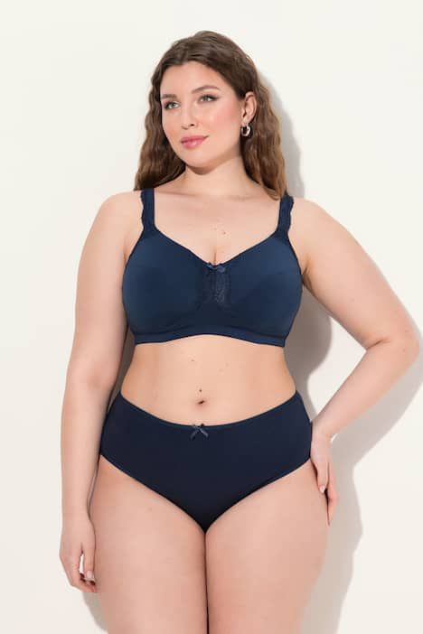 Soutien-gorge souple sans armatures avec détail en dentelle - bonnet C-E