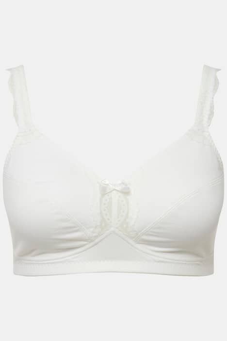 Soutien-gorge souple sans armatures avec détail en dentelle - bonnet C-E