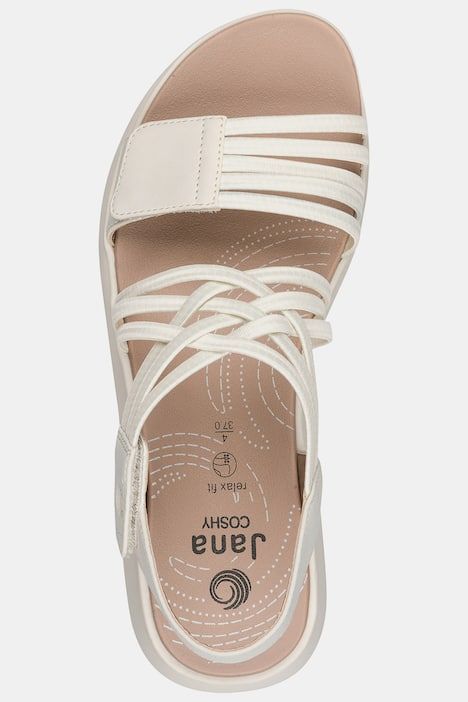 Sandales Jana Shoes. Fermetures velcro - largeur H