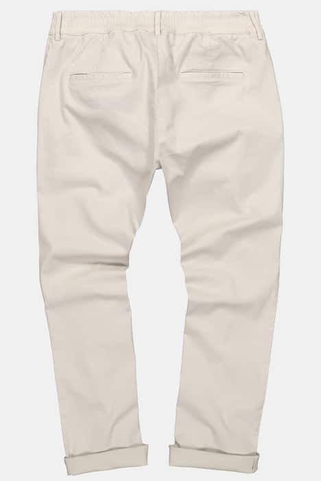 Pantalon chino FLEXNAMIC®, taille élastique et pinces, coupe Straight Fit tendance