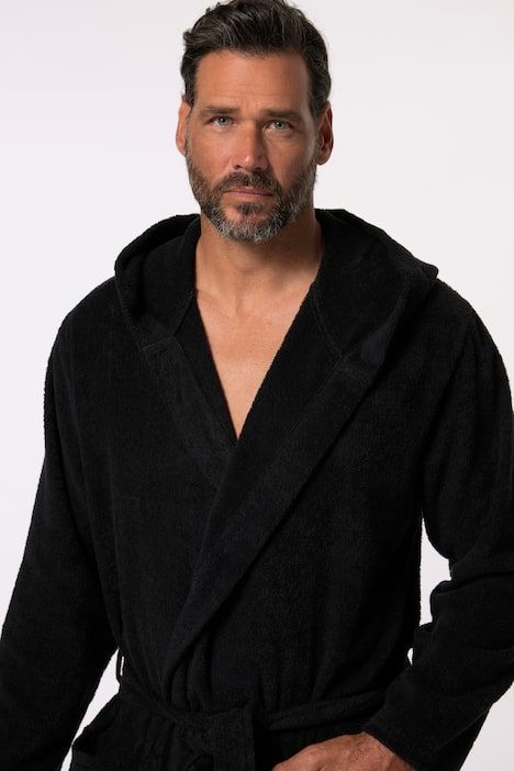 Peignoir en éponge JP 1880. Collection Homewear. Capuche – jusqu'au 8&nbsp;XL