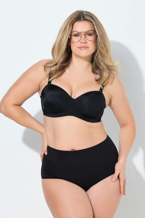 Culottes maxi en lot de 3, cœurs/uni