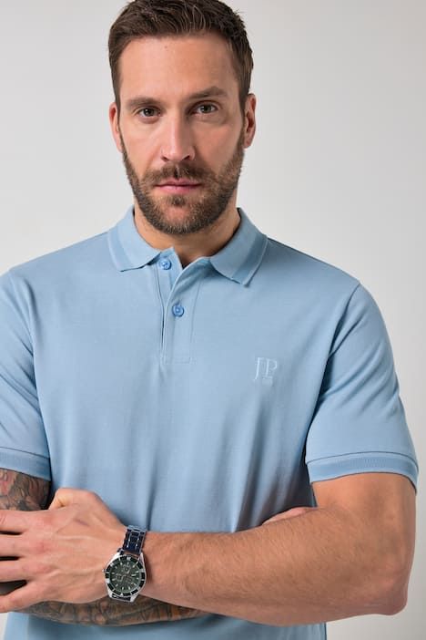 Polo JP 1880 à manches courtes, tissu piqué - jusqu'au 8 XL