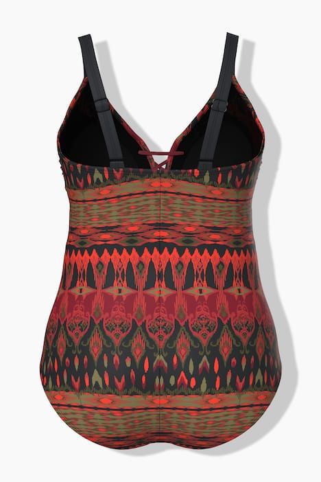 Maillot de bain avec bonnets souples, laçage, matière recyclée