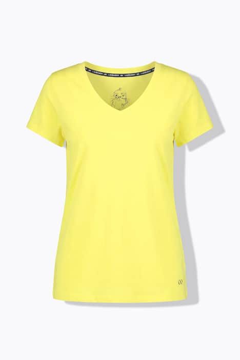 T-shirt à col V et manches 1/2. OEKO-TEX Made in Green