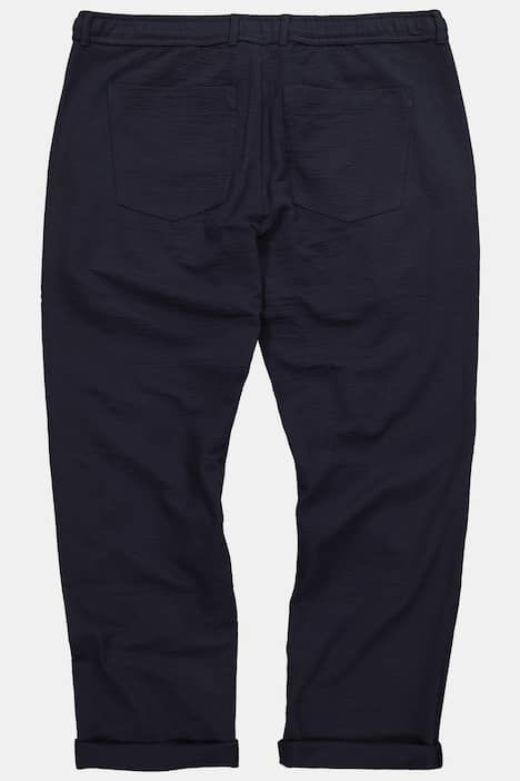 Pantalon chino 4 poches JP 1880, tissu jersey seersucker - jusqu'au 8 XL