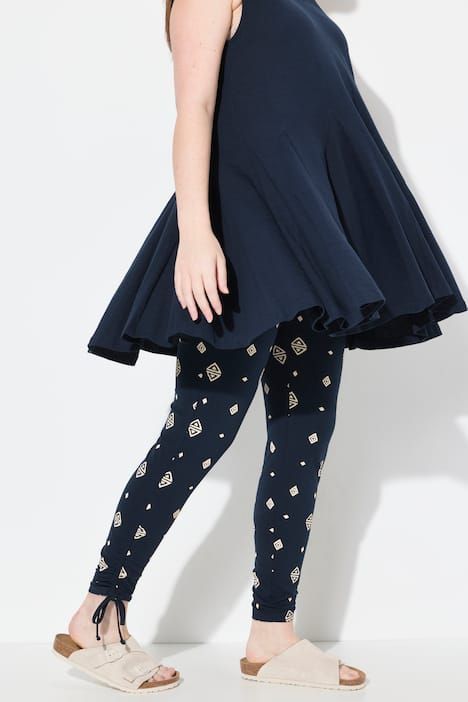 Top, coupe A-ligne, encolure tunique, sans manches, coton biologique