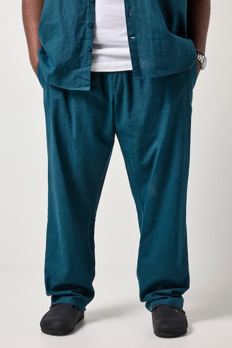 Pantalon à enfiler STHUGE, en lin mélangé