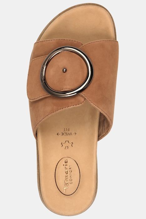 Mules en cuir Tamaris Comfort - largeur confortable