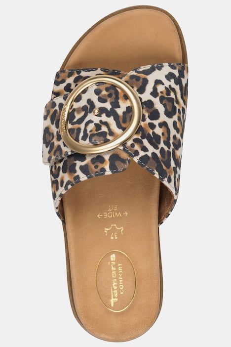 Mules en cuir Tamaris Comfort - largeur confortable