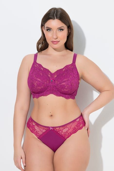 Soutien-gorge à armatures et bonnets souples, dentelle – bonnet B-F